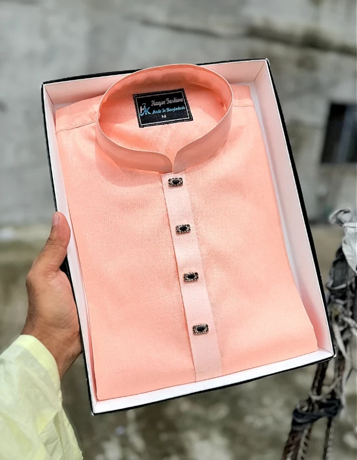 এক কালার সুতি পাঞ্জাবি