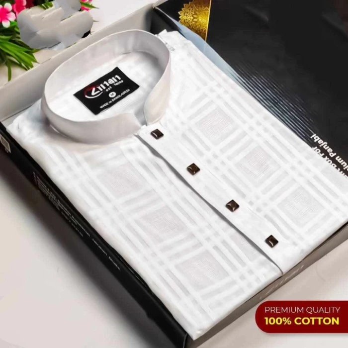 জামদানি সুতি পাঞ্জাবি